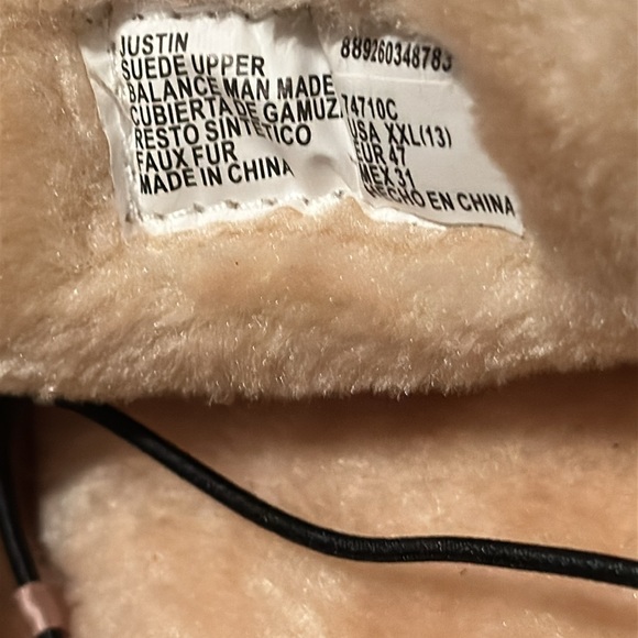 Men's Eddie Bauer Brown JUSTIN Suede Lined Slippers US XXL SIZE 13 with box - Picture 4 of 10